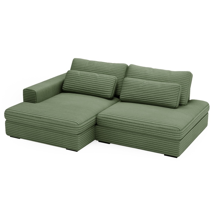 Sedacia súprava LEIDA ľavá, zelená 1