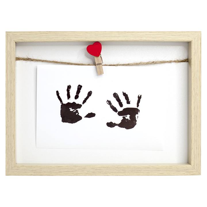 Fotorámik so štipcom LEMUEL I prírodná, 15x21 cm 1