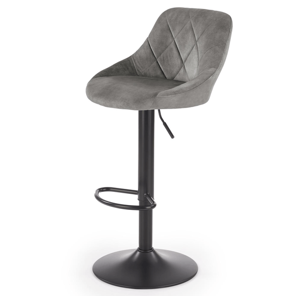 Barová stolička LENEK sivá 1
