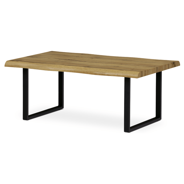 Konferenčný stolík  LENNY dub divoký/čierna 1