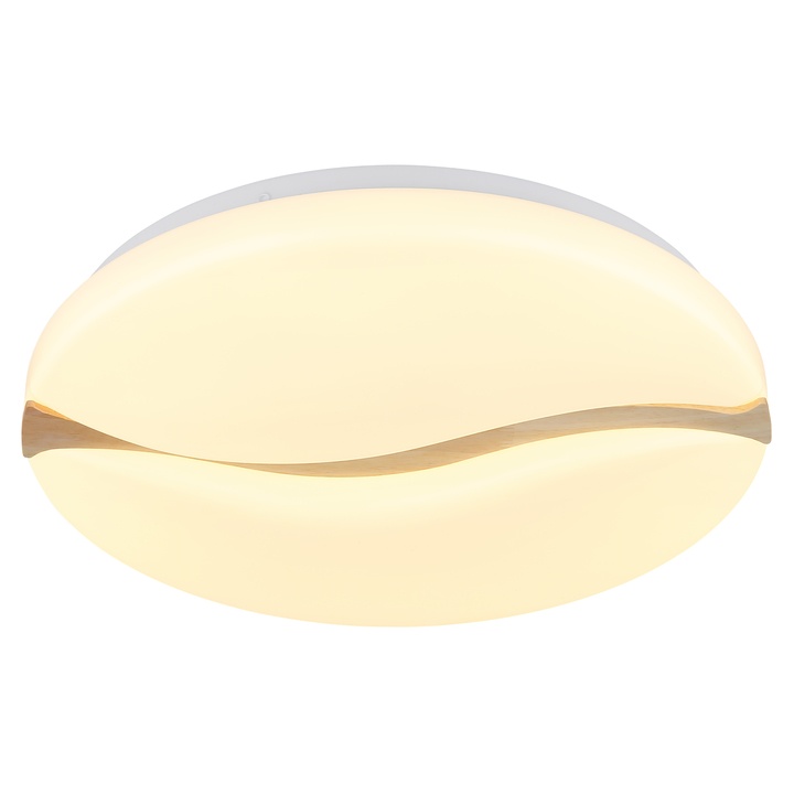 Stropné svietidlo LETICIA 2 biela/prírodná 1