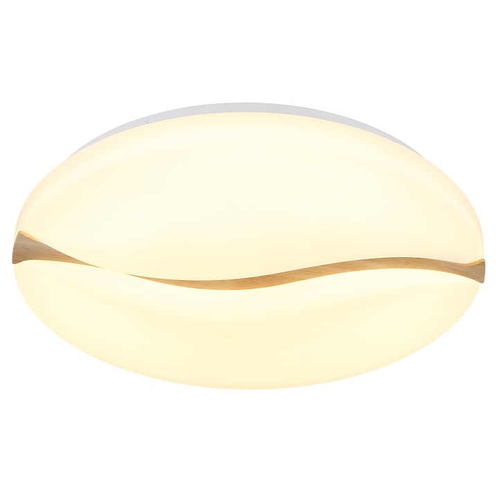 Stropné svietidlo LETICIA biela/prírodná 1