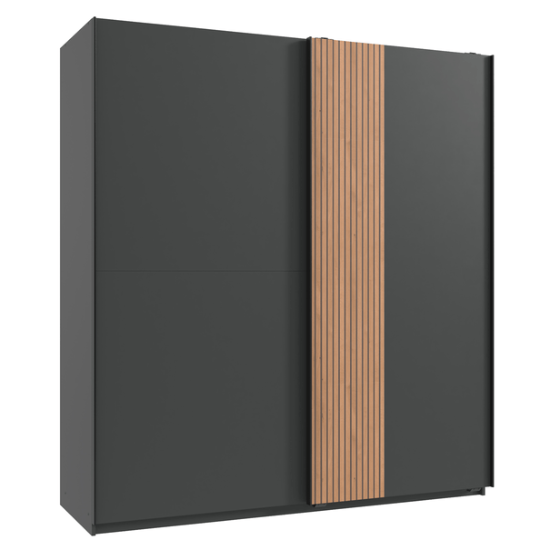 Šatníková skriňa LEXIE grafitová 1
