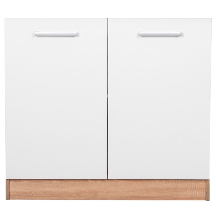 Spodná drezová skrinka LIGHT 90 biela/dub sonoma 1