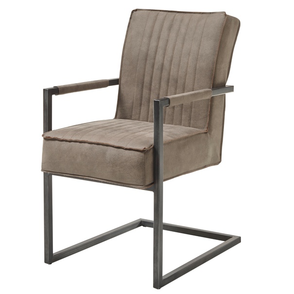 Jedálenská stolička LINDA 2 sivá 1