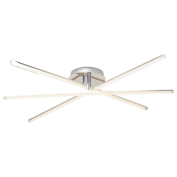 Stropné LED svetlo LINE akryl/chróm 1
