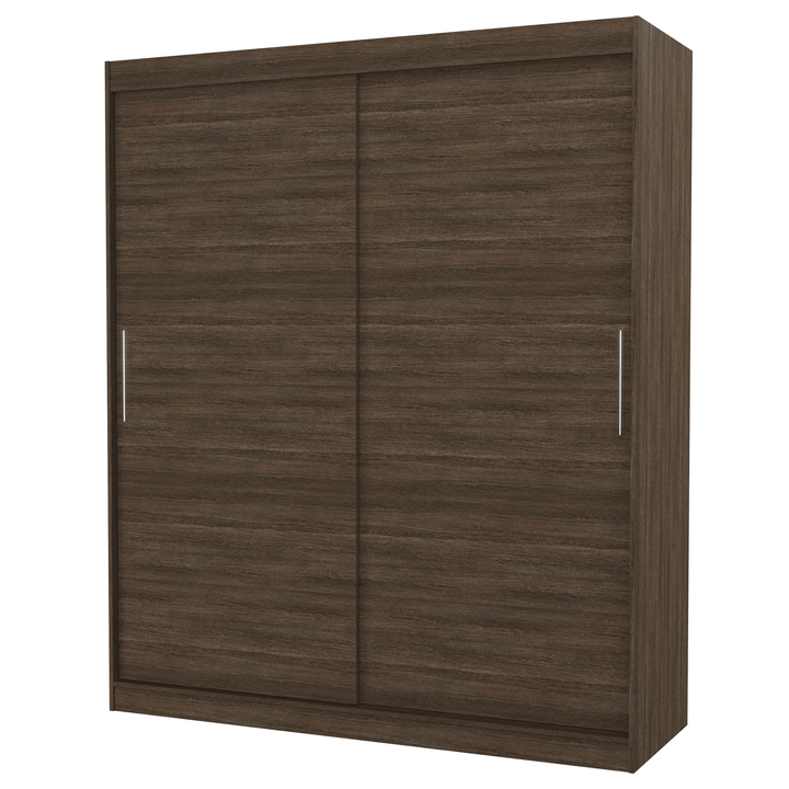 Šatníková skriňa LINTON čokoládová 1