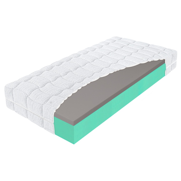 Matrac LINUM 25B biela, 90x200 cm 1