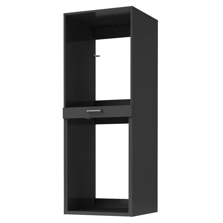 Skriňa na práčku a sušičku LIRA 61 čierna 1