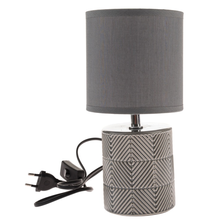 Stolná lampa LISA sivá 1