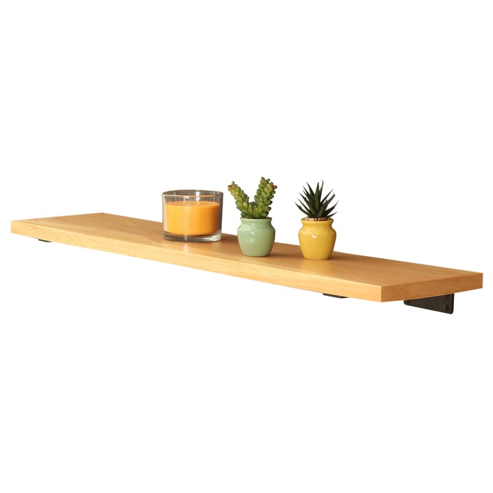 Nástenná polica LISAL dub, šírka 150 cm 1