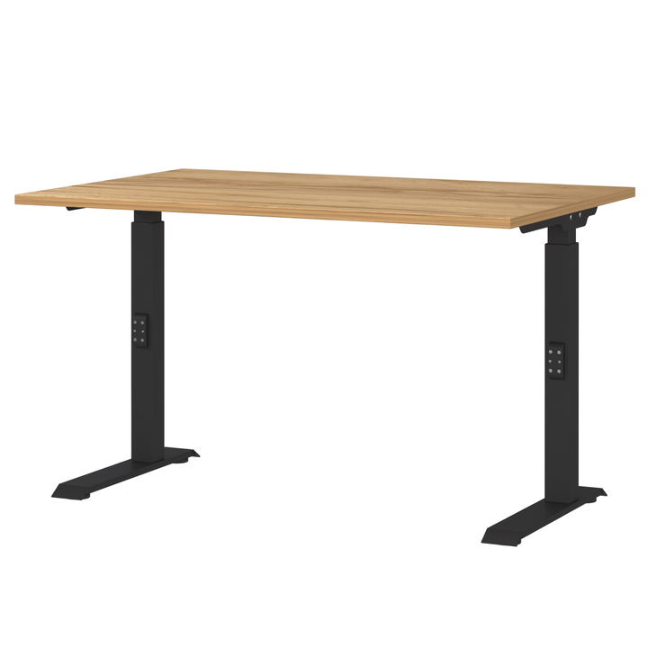 Pracovný stôl  LISSABON 2 čierna/dub navarra, šírka 120 cm 1