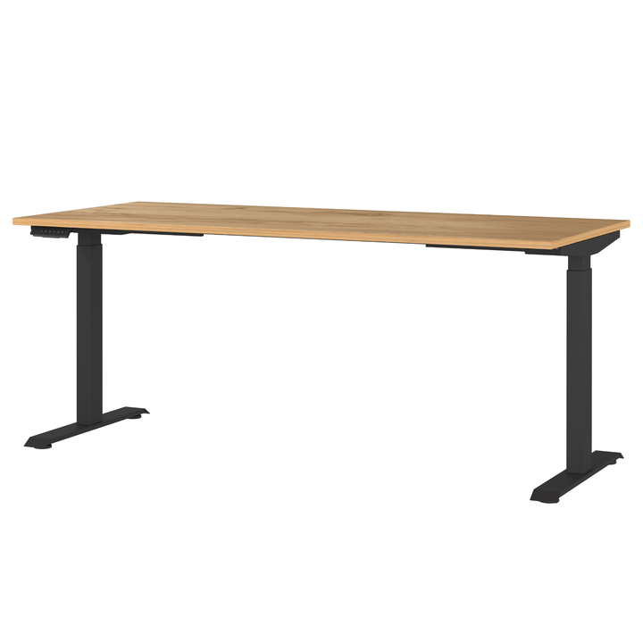 Pracovný stôl LISSABON čierna/dub navarra, šírka 180 cm 1