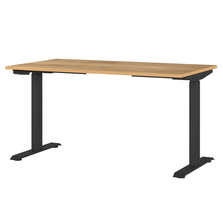 Pracovný stôl LISSABON čierna/dub navarra, šírka 140 cm 1