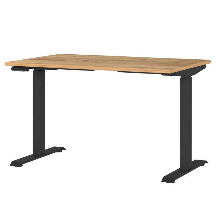 Pracovný stôl LISSABON čierna/dub navarra, šírka 120 cm 1