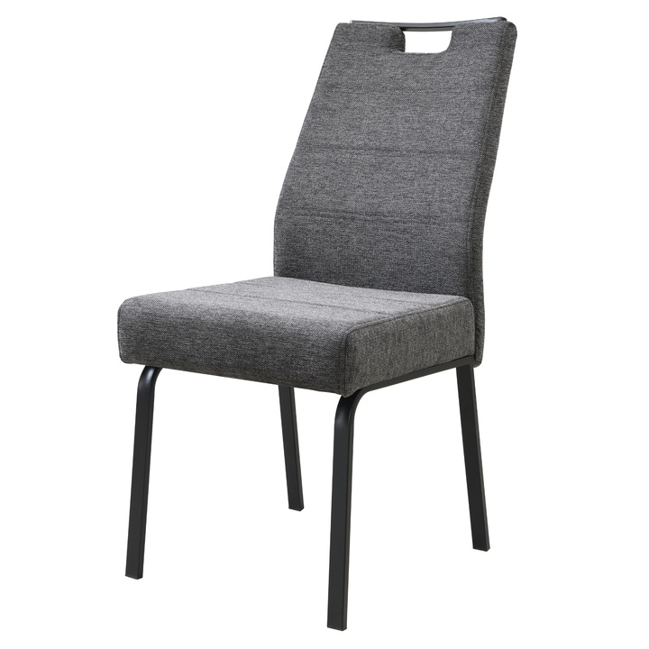 Jedálenská stolička LIVADIA II antracitová 1