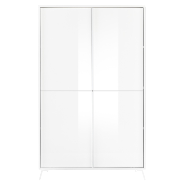 Komoda  LIVING 1 biela lesklá 1