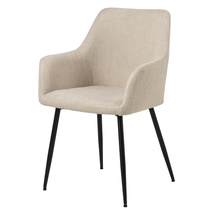 Jedálenská stolička LIZZY béžová/čierna 1