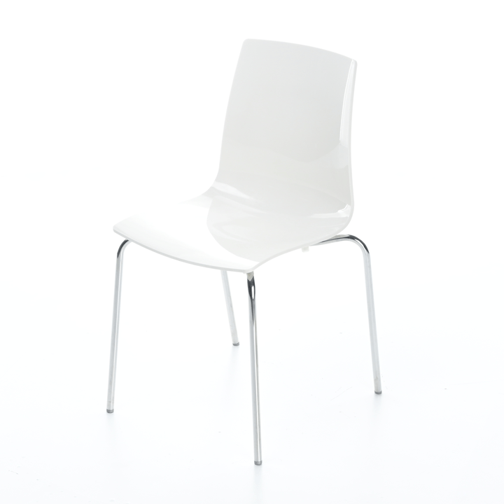 Jedálenská stolička LOLLIPOP biela 1