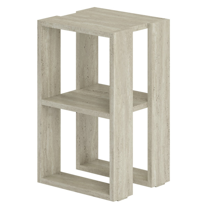 Nočný stolík LONIE travertín 1