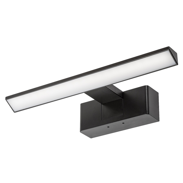 Kúpeľňové nástenné LED svietidlo LORIC čierna, šírka 30 cm 1