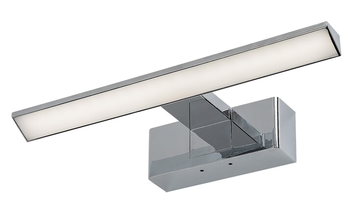 Kúpeľňové nástenné LED svietidlo LORIC strieborná, šírka 30 cm 1