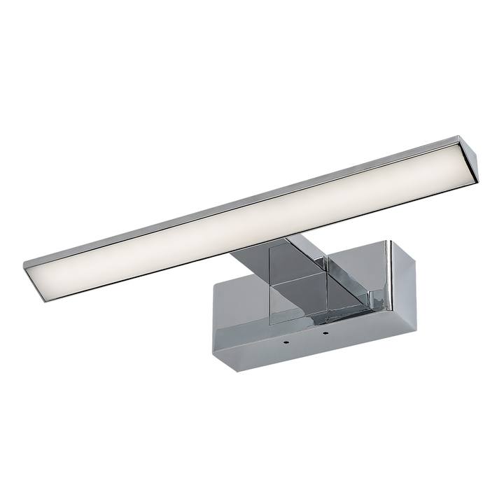 Kúpeľňové nástenné LED svietidlo LORIC strieborná, šírka 30 cm 1