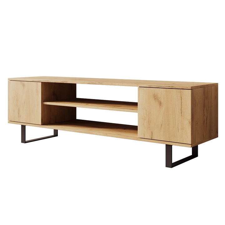 TV stolík  LORRI dub craft, šírka 155 cm 1