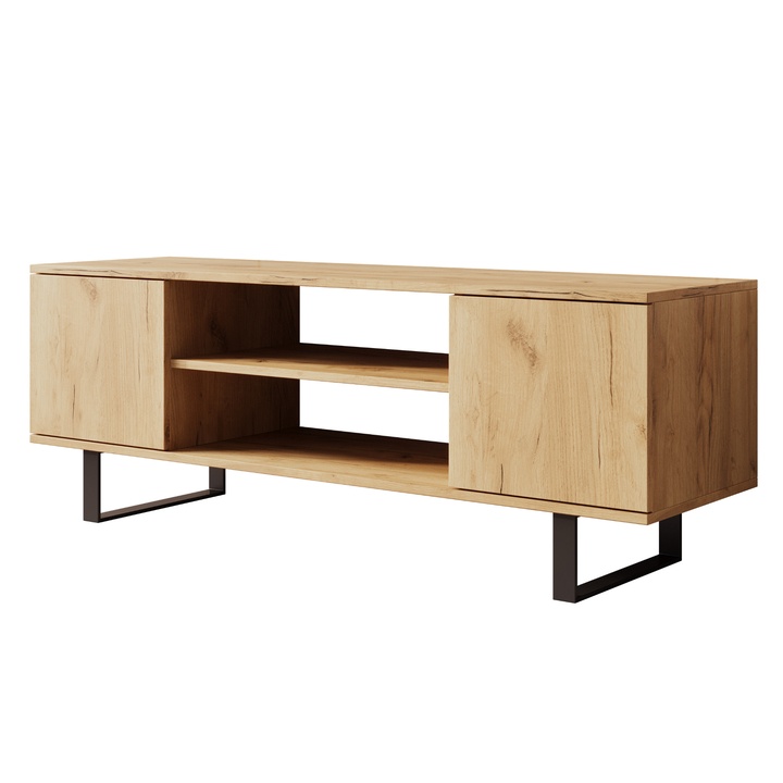 TV stolík LORRI dub craft, šírka 135 cm 1