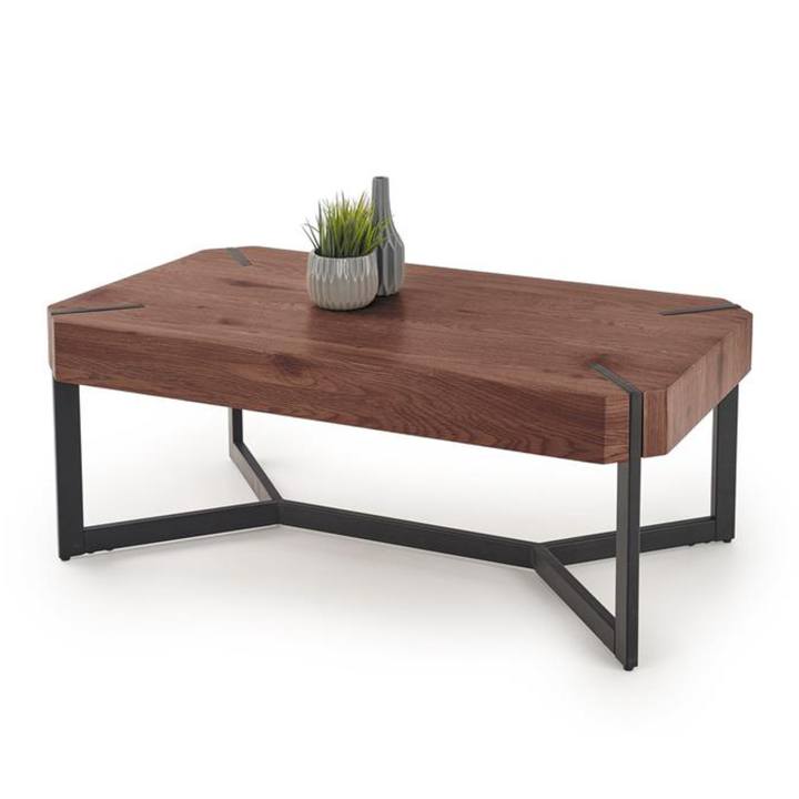 Konferenčný stolík LOVADO orech/čierna 1