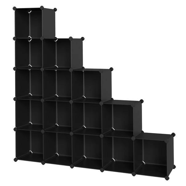 Úložný plastový organizér  LPC44BK čierna 1