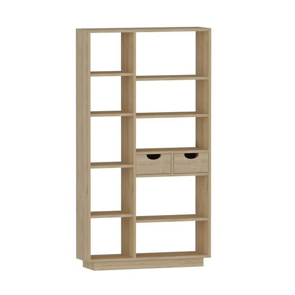 Regál/knižnica LUMA dub 1