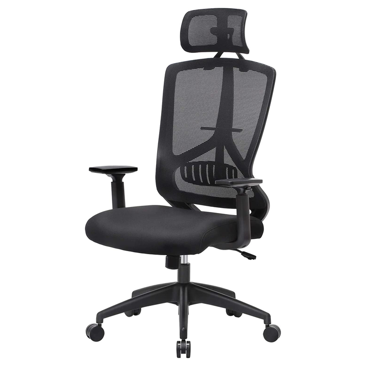 Kancelárska stolička LUMBAR čierna 1