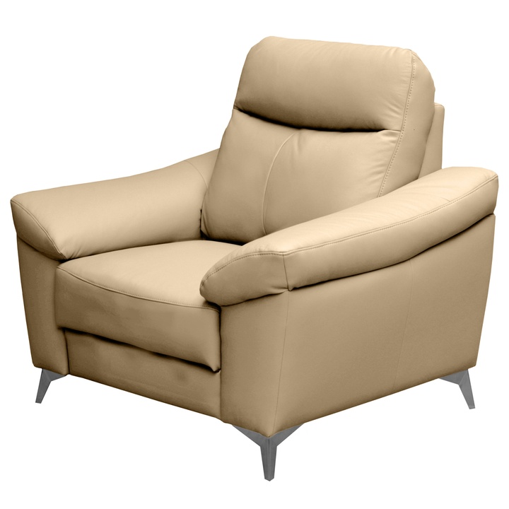 Kreslo LUNA béžová 1