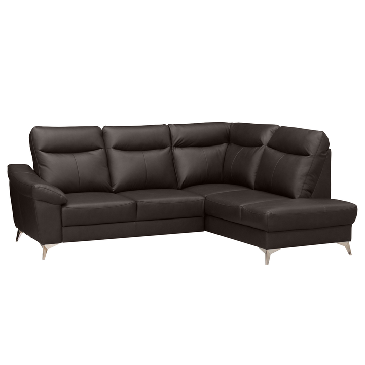 Sedacia súprava LUNA pravá, tmavohnedá 1