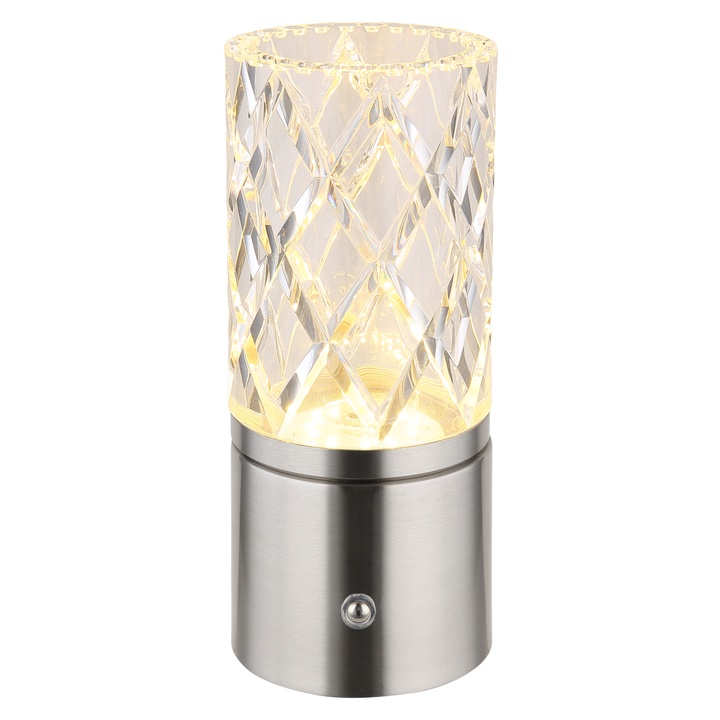 Stolná lampa LUNKI II strieborná 1