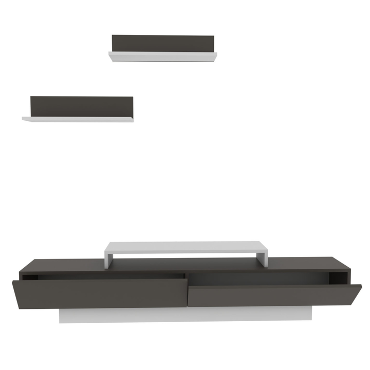 TV zostava LUSI hnedá/biela 1