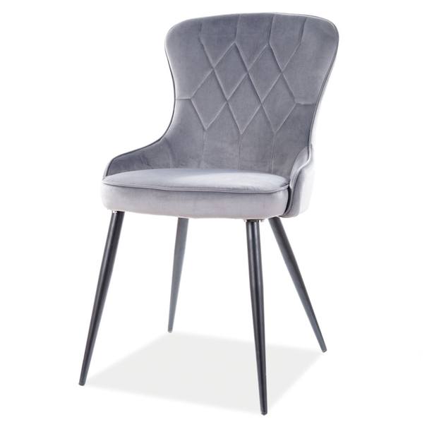 Jedálenská stolička LUTES sivá 1