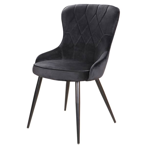 Jedálenská stolička LUTES čierna 1