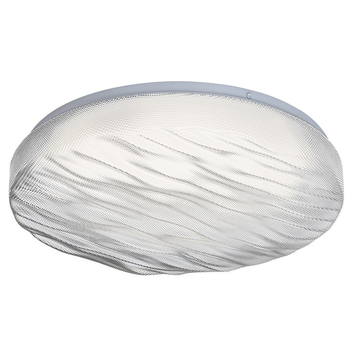 Stropné svietidlo LUVIA biela/priehľadná, priemer 38 cm 1