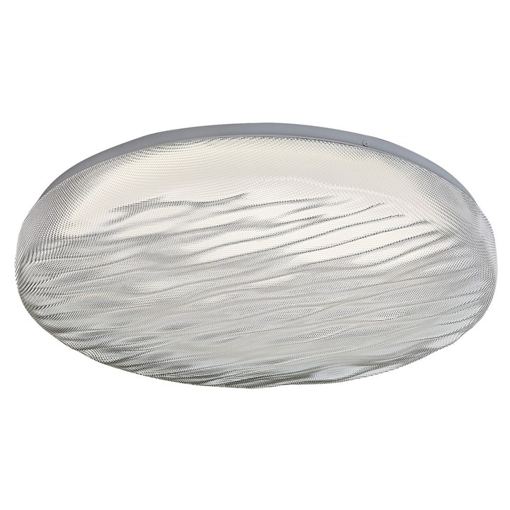 Stropné svietidlo LUVIA biela/priehľadná, priemer 48 cm 1
