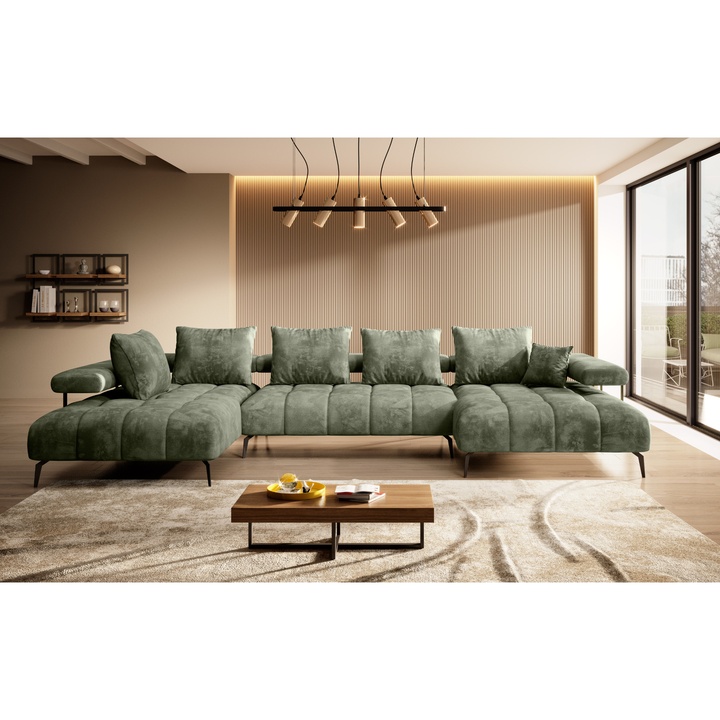 Sedacia súprava MAGNETIC XL ľavá, olivová 1