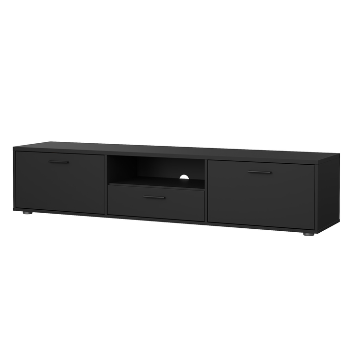 TV stolík MAHLI matná čierna 1