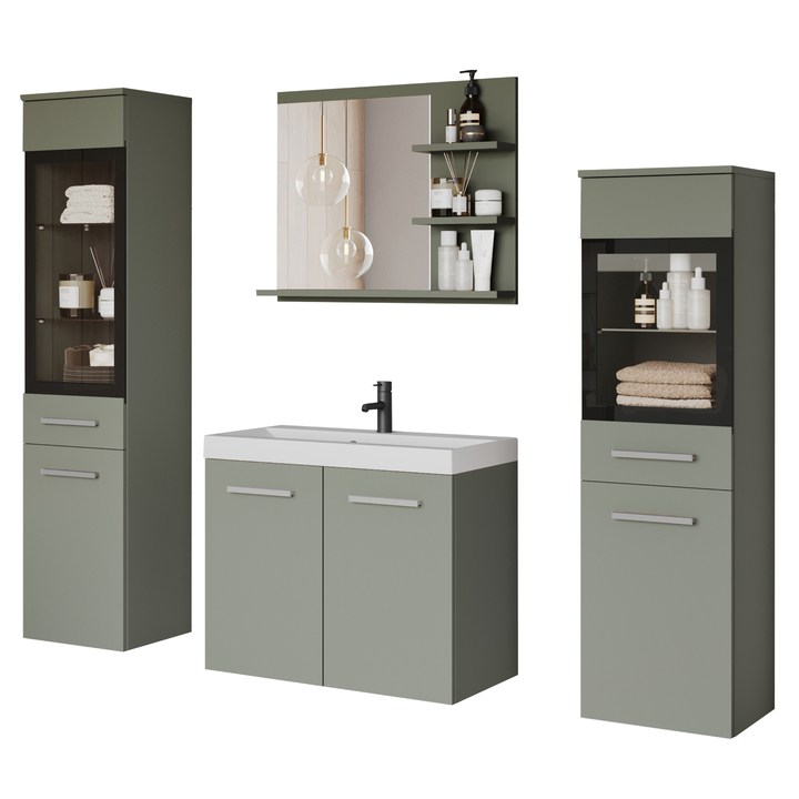 Kúpeľňová zostava MAILO I zelená 1