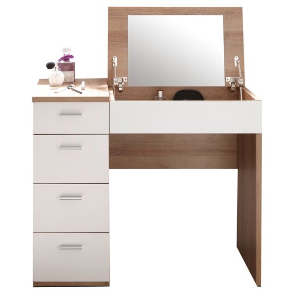 Toaletný stolík MAKE UP dub sonoma/biela 1