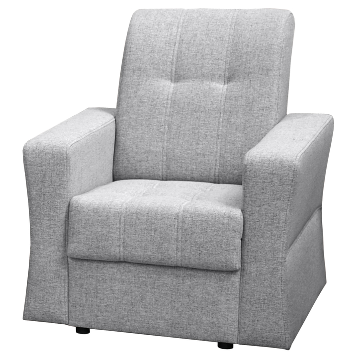 Kreslo MALAKI svetlosivá 1