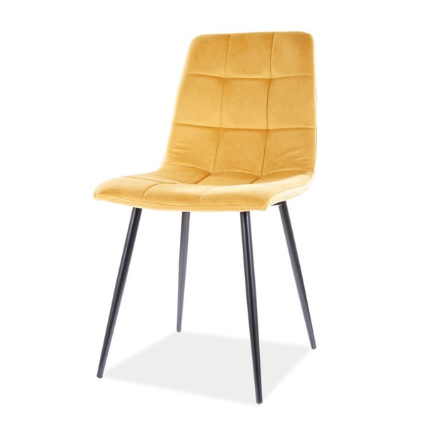 Jedálenská stolička MALO horčicová 1