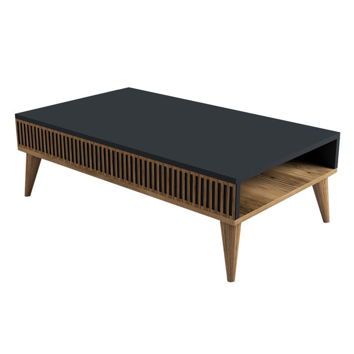 Konferenčný stolík MALOMA orech/antracitová 1