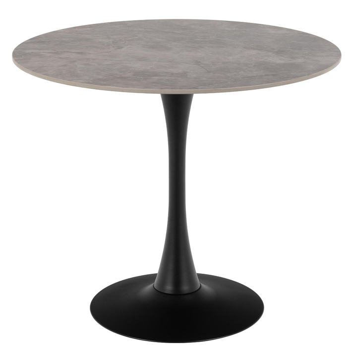 Jedálenský stôl MALTA sivá/matná čierna 1