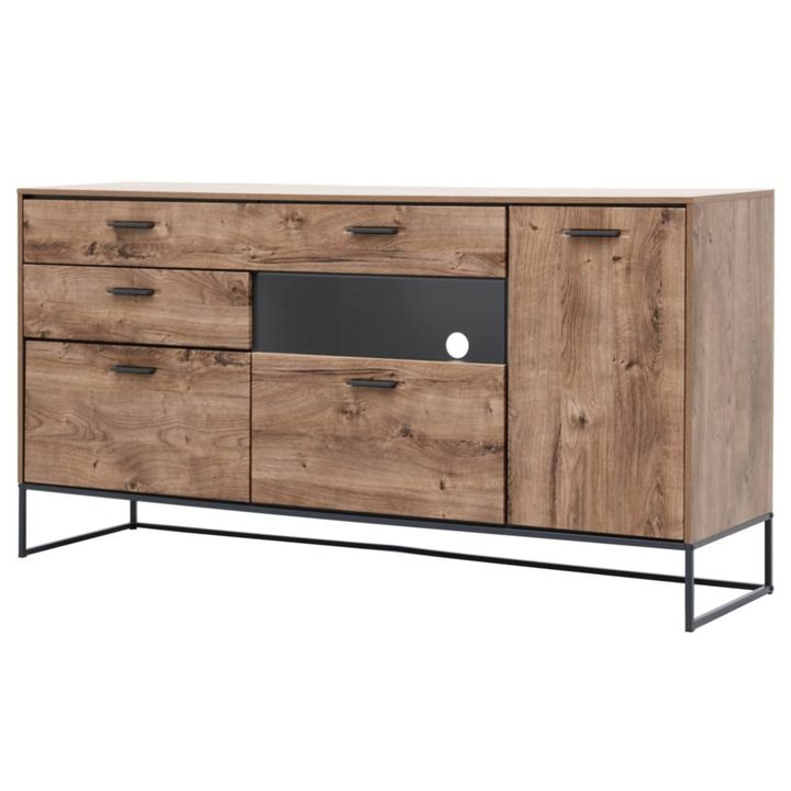 Komoda MANHATTAN dub havelland cognac/grafit 1